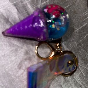 Ice cream keychain
